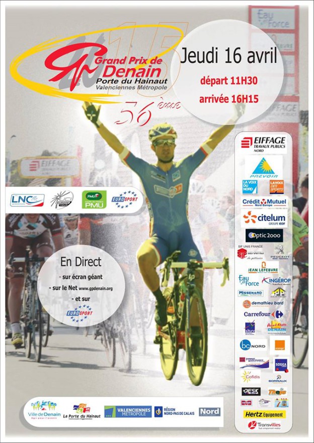 Grand Prix de Denain affiche & présentation du parcours PhotoVélo+